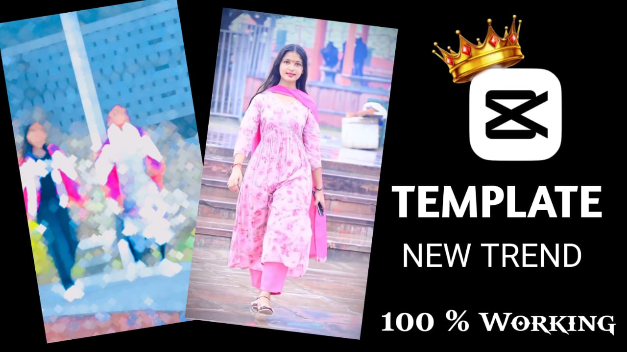 new trend 3d screen capcut template