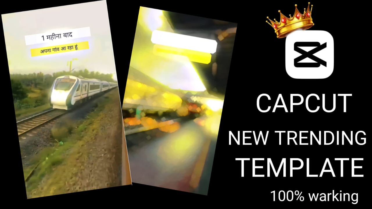 train i am coming capcut template 2025